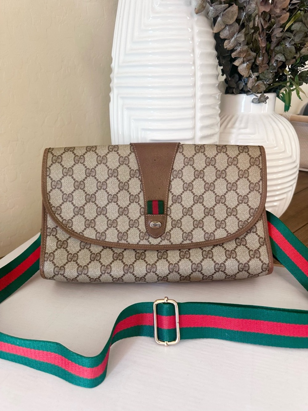 Gucci Sherry Line Clutch Crossbody Bag - Picture 5 of 13